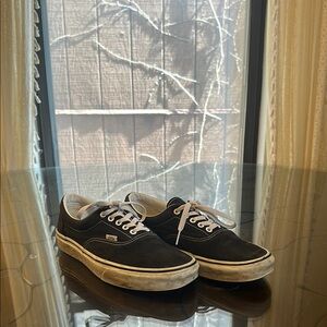 Vans Men's Black Canvas Sneakers